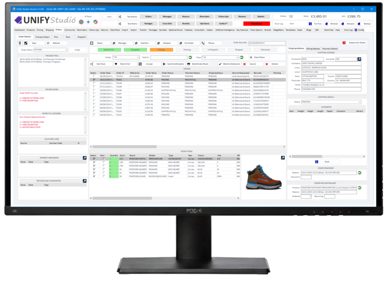 ProStore Order Manager | Ecommerce System | Unify Digital